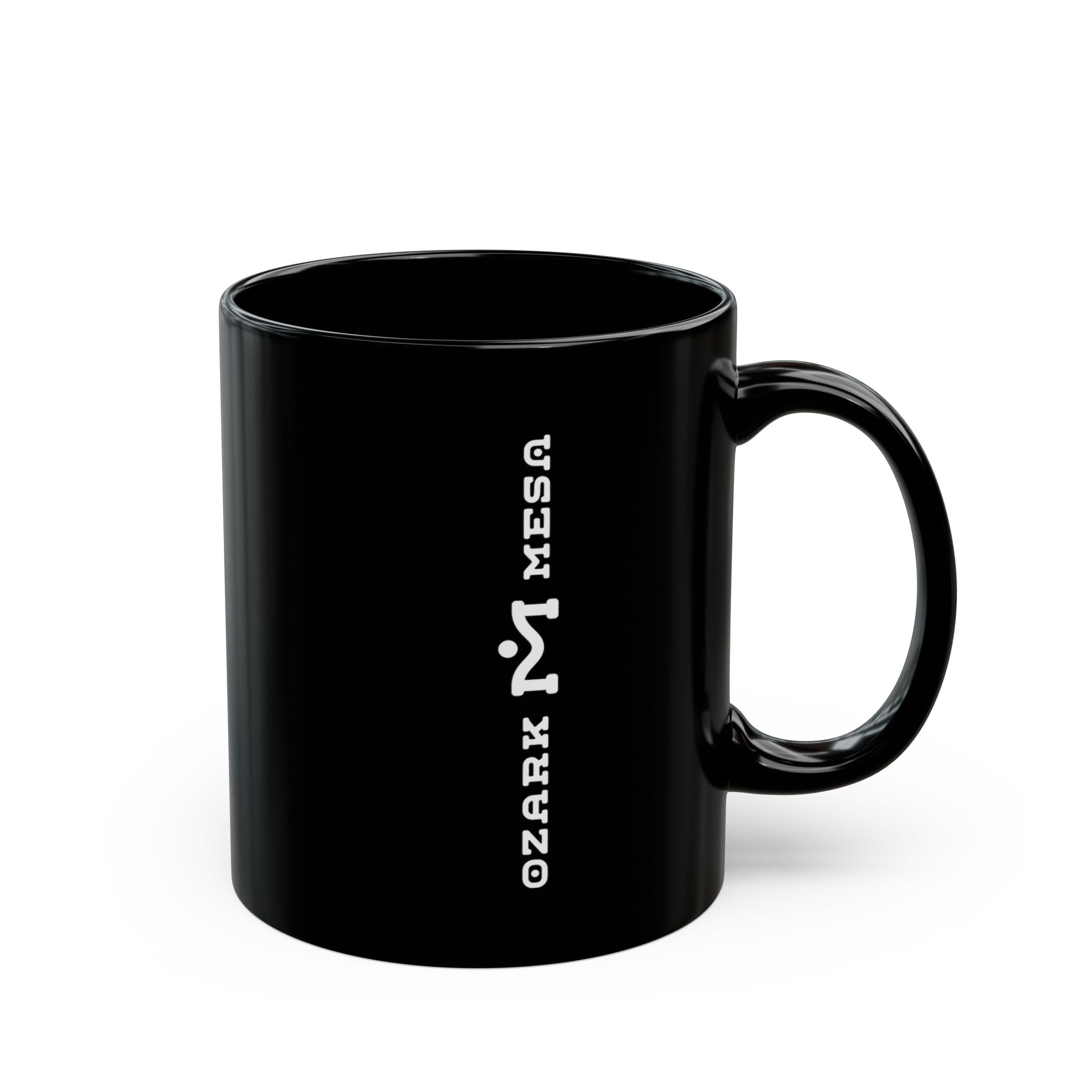 Ozark Mesa Black Coffee Mug — 11oz & 15oz Ceramic