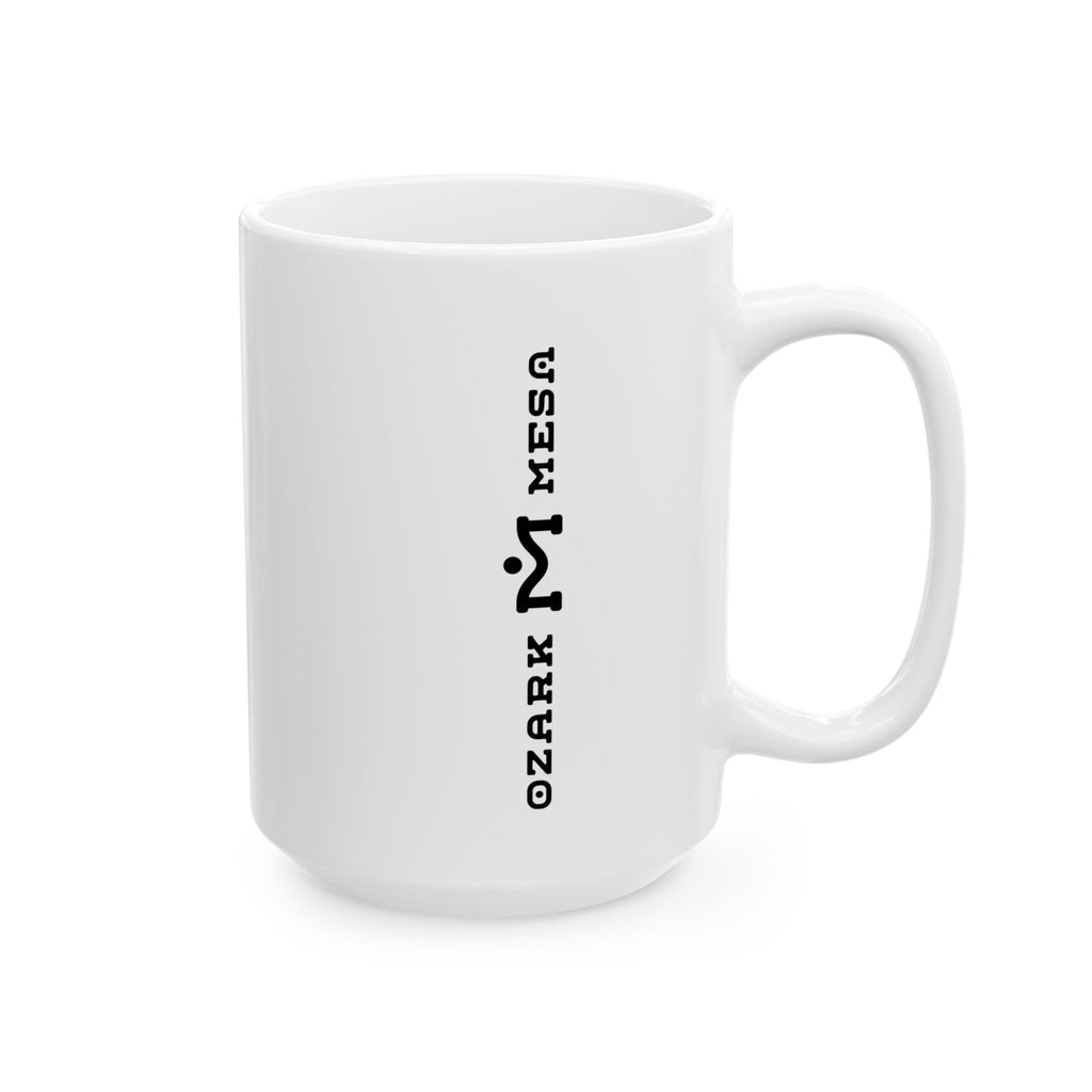 Ozark Mesa White Coffee Mug — 11oz & 15oz Ceramic