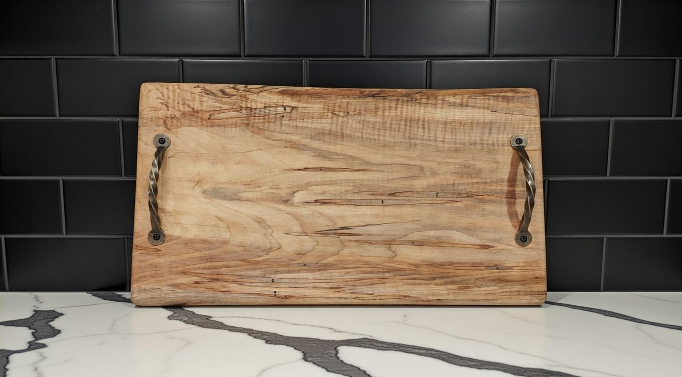 Ambrosia Maple Charcuterie Board with Handle